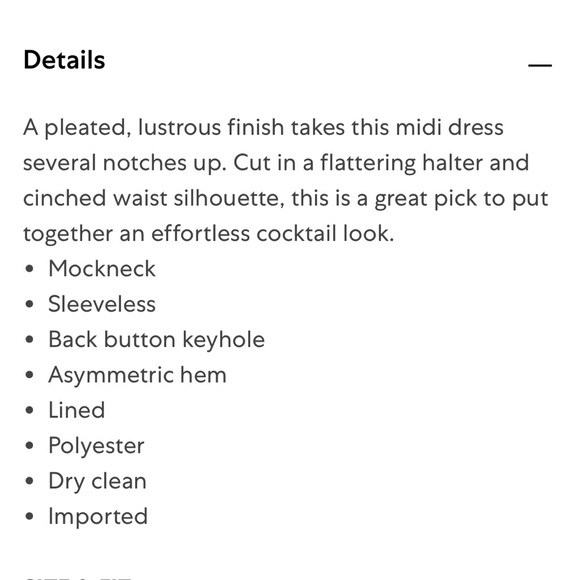 ELIE TAHARI NWT Pleated Blouson Midi Dress SZ M - Picture 3 of 8